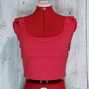 Free People Bondi Flutter Crop Top Sz L thumbnail 3
