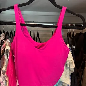 Magenta/ Hot pink Lululemon Athletica Align Tank Size 4 thumbnail 1