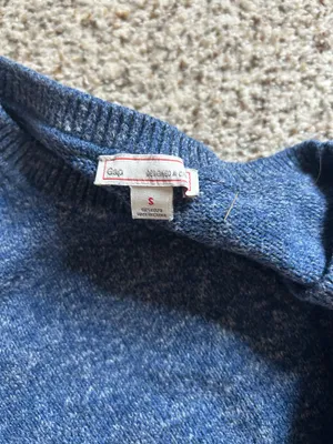 Navy Blue Gap Sweater Knit thumbnail 3