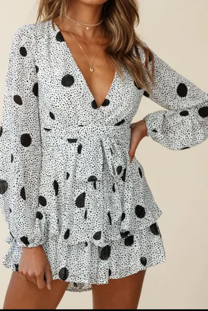 Saints + Secrets Dress Mini Ruffle thumbnail 3