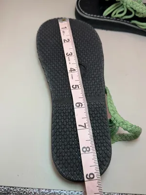 Natural and Co Green Rope Strap Sandals Women’s Approx 6.5-7 Boho thumbnail 5
