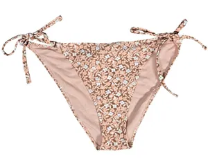 Aerie Floral Print‎ Side Tie Cheeky Bikini Bottoms XL NWT thumbnail 1