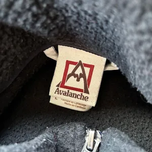 Avalanche Solid Black Fleece Jacket thumbnail 7