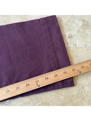 Faherty Stretch Terry Patch Pocket Wide Leg Pant Burgundy Catawaba Grape Size 26 thumbnail 9