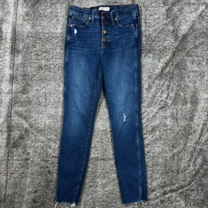 Madewell Denim Jeans 10" High Rise Skinny Women's 28 thumbnail 2