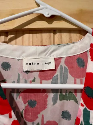 red floral dress thumbnail 2