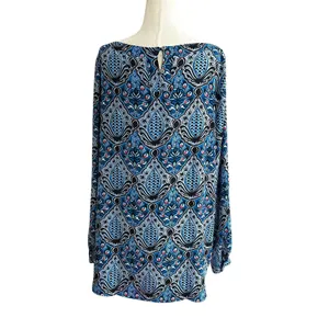 Loft Blue Long Sleeve Blouse Women's Size Large | 74-21 thumbnail 2