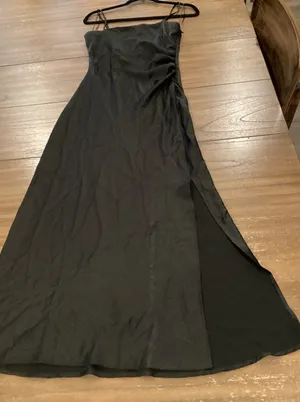 House of Harlow Revolve 1960 Satin style ruched Slip strappy sleeveless Dress S thumbnail 1