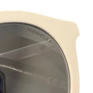 Moncler Odeonn ML0291 21C White Black Round Sunglasses Unisex thumbnail 14