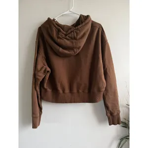 Tezza & Cole x Noize‎ Brown Cropped Hoodie Lost In The Sound Embroidered Large thumbnail 3