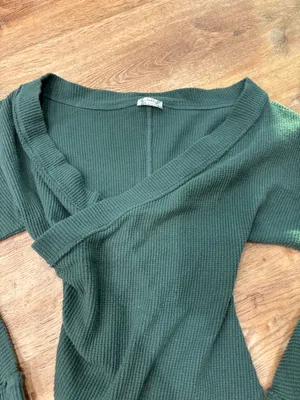 Green Intimately Free People Bodysuit Long Sleeve thumbnail 2