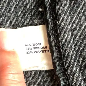 Gap double breast black unlined coat. Size Large thumbnail 7