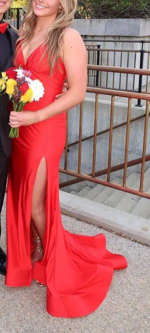 Prom dress Red Size 6 thumbnail 1