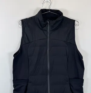 Lululemon Women Vest True Black Goose Down For It All Puffer Outdoor Size 14 thumbnail 7