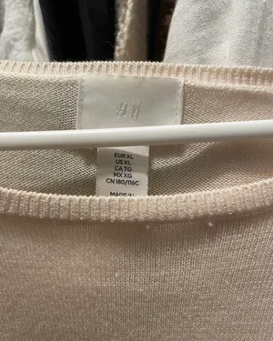 H&M black/white horizontal striped sweater thumbnail 2