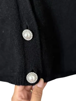 REFORMATION Varenne Cashmere Embellished Cardigan Sweater Top thumbnail 12