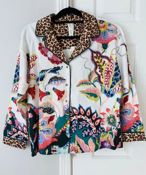 Anthropologie Sarah Gordon Buttondown Flannel Top, Size S thumbnail 5