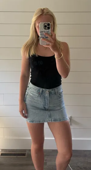 Aritzia Denim Forum Ricci Skirt thumbnail 1