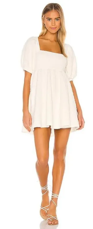 Free People Violet Mini Dress White thumbnail 1