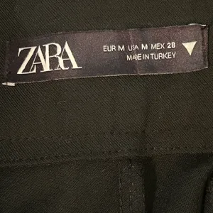 Zara Women's Black Straight Leg Pleated Suit Pants thumbnail 4