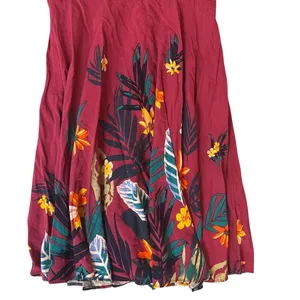 Old Navy Purple Tropical Floral Print‎ Fit & Flare Summer Sundress Size Small thumbnail 4