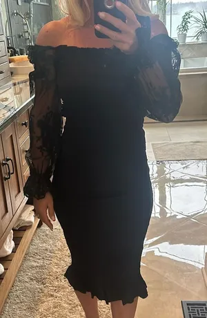 Hello Molly Black dress thumbnail 1