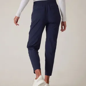 Athleta Brooklyn Ankle Pant in Navy Size 8 Casual Wrinkle Resistant Stretch thumbnail 2
