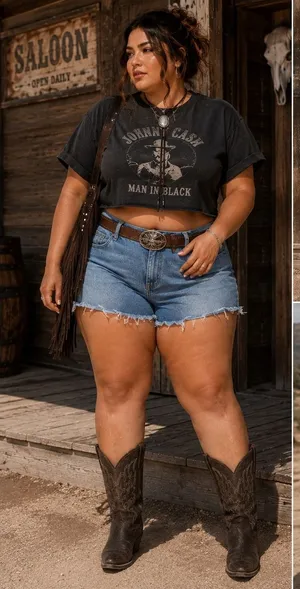 Wrangler Womens High Waisted Cutoff Denim Shorts Medium Wash Blue 18W Western thumbnail 1