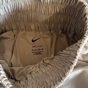 Nike High Waist Cream Shorts thumbnail 2