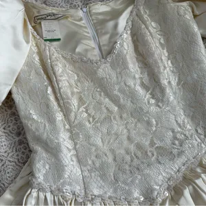 Vintage Jessica McClintock Bridal Wedding Dress thumbnail 4