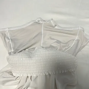 Aerie white athletic shorts thumbnail 3