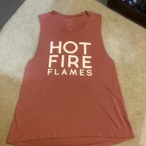 Whitney Simmons Hot Fire Flames tank top thumbnail 1