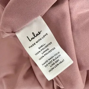 Lulus Signature Elegance Rose Satin One Shoulder Maxi Dress Formal Large NWT thumbnail 12