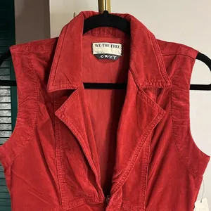 Free People NWOT CRVY Ring The Alarm Corduroy One-Piece S short thumbnail 8