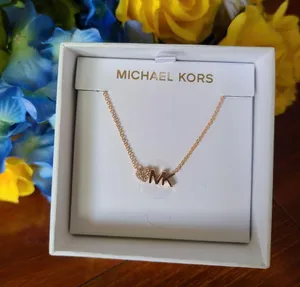Michael Kors Rose Gold Brass Necklace thumbnail 2
