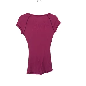 Abercrombie Fitch‎ VTG Womens Ribbed Henley T Shirt Baby Doll Moose Logo Size L thumbnail 4
