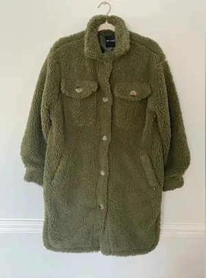 Afghan Coat Pennylane Jacket Cottagecore Granola‎ l Cozy Sherpa St Patrick’s Day thumbnail 1