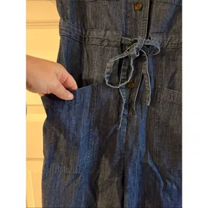 Marine Layer Joni Denim Jumpsuit thumbnail 4
