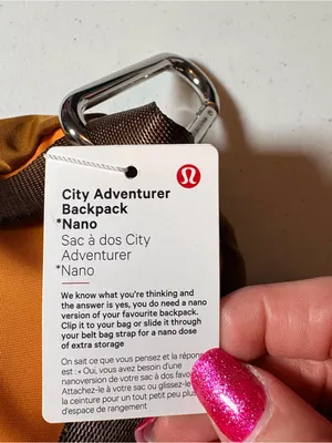 Lululemon City Adventurer Backpack *Nano Clementine / Gold Spice thumbnail 3