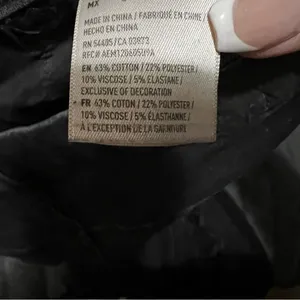 American Eagle Black The Dream Curvy Super Hi Rise‎ Distressed Denim Jeans thumbnail 11