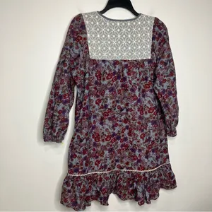 Elestory 100% cotton peasant dress floral pattern‎ size XL thumbnail 7