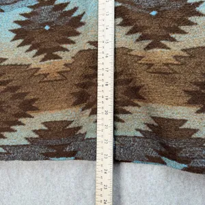 Black Mountain Outdoor‎ Women L Southwestern Fleece Jacket Brown Turquoise USA thumbnail 6