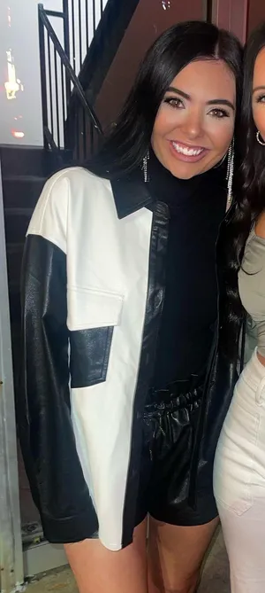 Leather shacket Black thumbnail 2