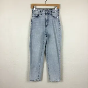 Denim Vintage Women’s Jeans Size 2 Light Blue Washed Cotton High Waisted thumbnail 3