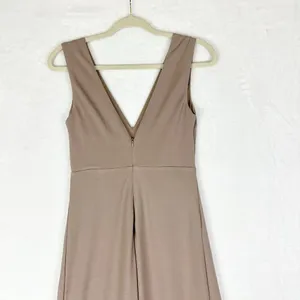 Birdy Grey Shamin Dress Size Small Taupe NEW Bump Friendly Bridesmaid Formal thumbnail 9