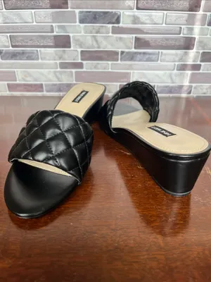 Nine West Lancie3 Quilted Wedge Sandals thumbnail 6