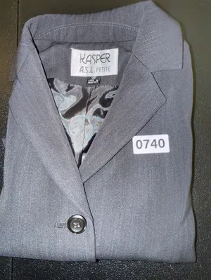 Kasper A.S.L. Petite Gray Blazer Size 2P thumbnail 8