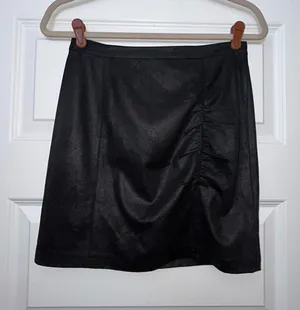 Free People Ruched Front Mini Skirt Size S thumbnail 1