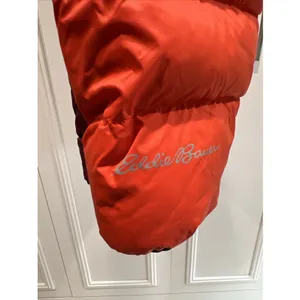 Eddie Bauer 1/4 Snap EB650 Down Puffer Pullover Jacket Women's Medium Retro thumbnail 5