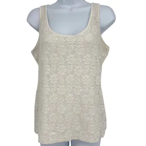 Sundance Lace Tank Top Womens‎ SM Ivory Sleeveless Boho Romantic Cottagecore thumbnail 3